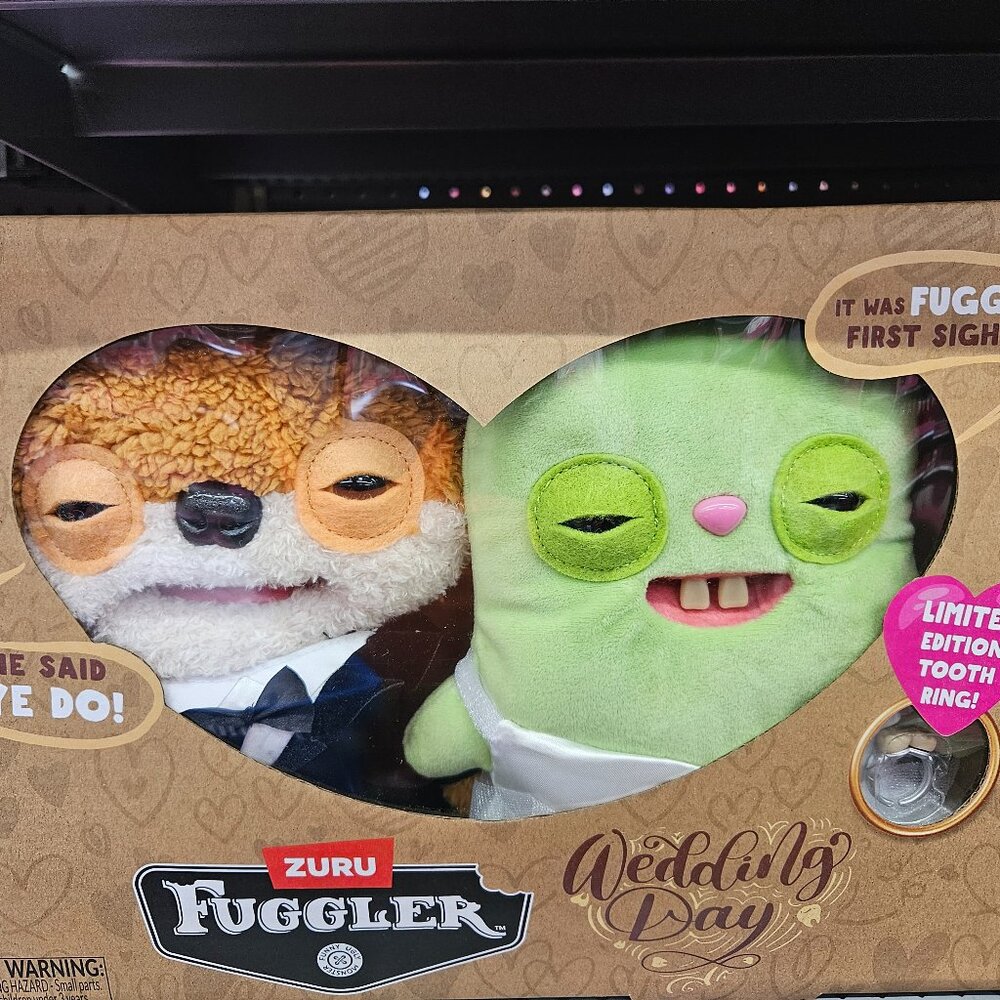 ZURU Fuggler Wedding Day Plush Set - Brown and Green